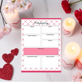 Bloco De Notas Teacup Cuties _ Modelo de Patofisiologia