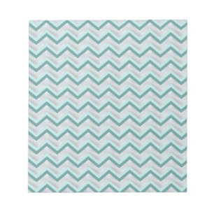 Bloco De Notas Teal e Pérolas ZigZag
