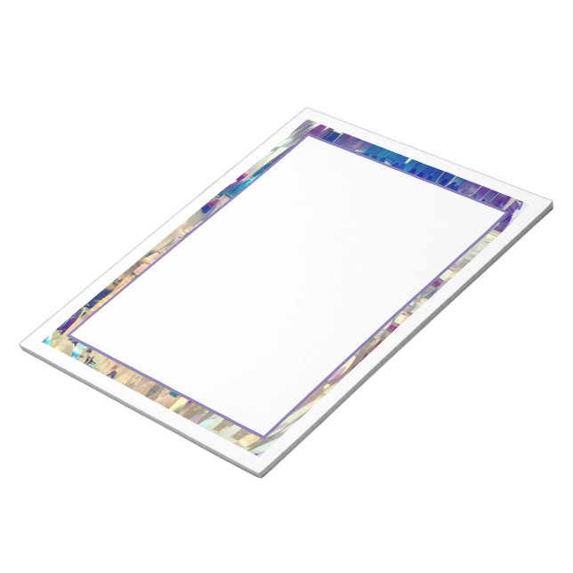 Bloco De Notas Teal Futurístico (Inclinado)