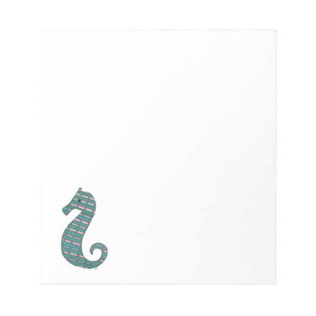 Bloco De Notas Teal Seacavalo Notepad (Frente)