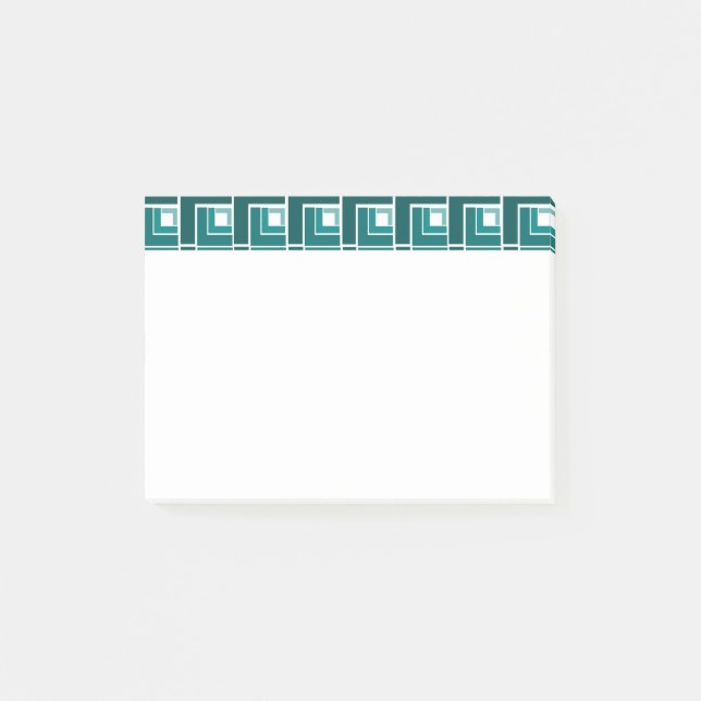 Bloco De Notas Teal Topsy Turvy (Frente)