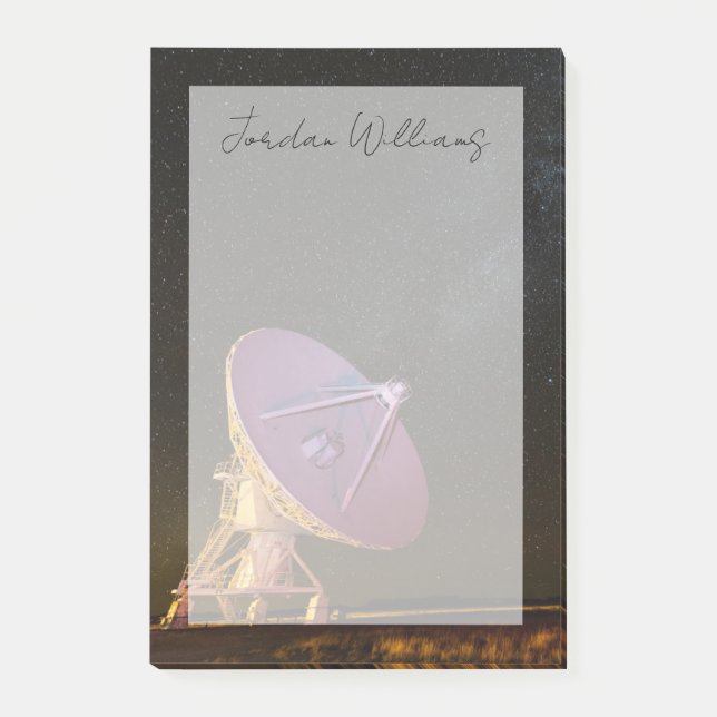 Bloco De Notas Telescópio Via Látea | San Agustin Novo México (Frente)