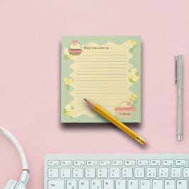 Bloco De Notas Tema da Coquette Florals & Basket Personalize