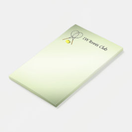 Bloco De Notas Tema de Esporte de Tênis Personalizado