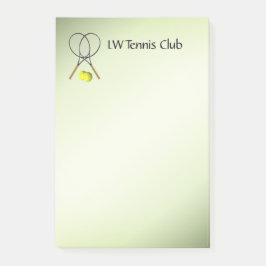Bloco De Notas Tema de Esporte de Tênis Personalizado