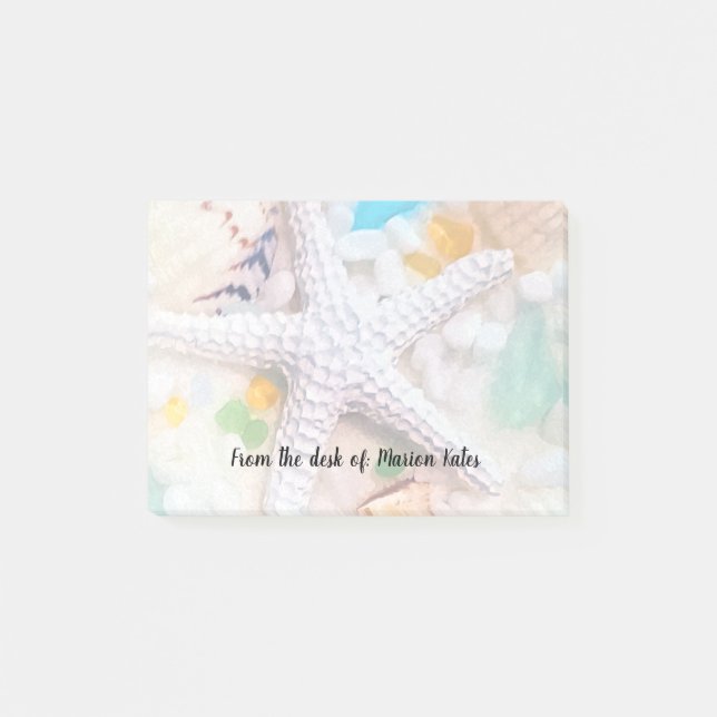 Bloco De Notas Tema litoral da praia (Frente)