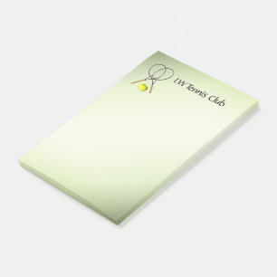 Bloco De Notas Tema tênis Esporte Personalizado