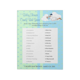 Bloco De Notas Tempestade com um bebê bonito - Bar doce