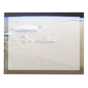 Bloco De Notas Tempestade De Poeira Nos Mares De Areia Do Deserto