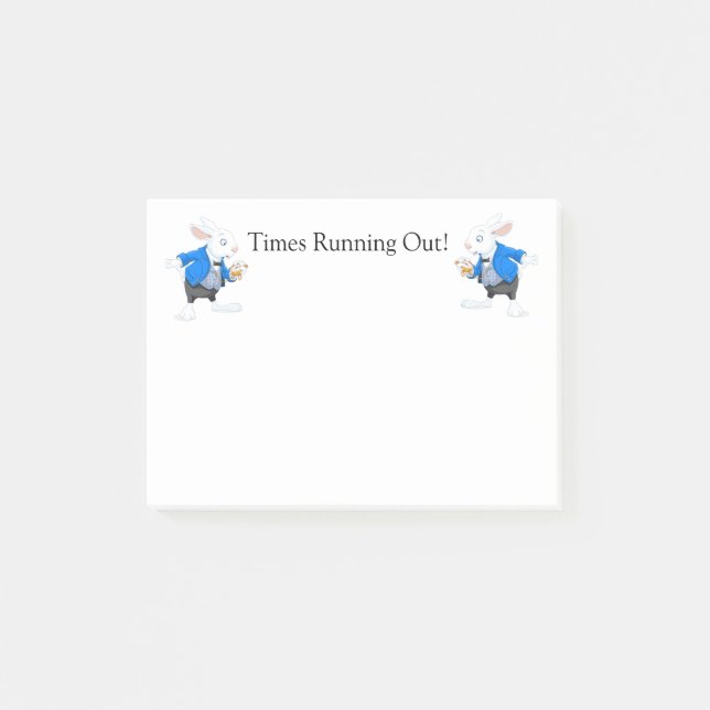 Bloco De Notas Tempos de Nota Rápida em Execução (Frente)