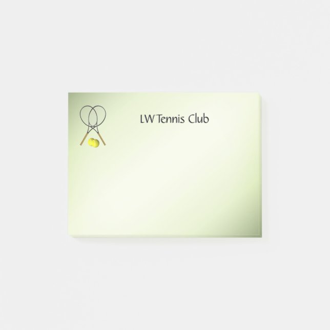 Bloco De Notas Tênis Doubles Green (Frente)