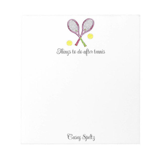 Bloco de notas Tênis personalizado (Frente)