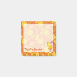 Bloco De Notas Tequila Sunrise Coctail