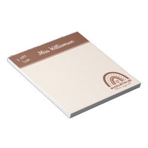 Bloco De Notas Terapêutica Ocupacional Personalizada Do Arco Arco