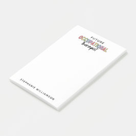 Bloco De Notas Terapêutica OT Ocupacional Personalizada Para Estu