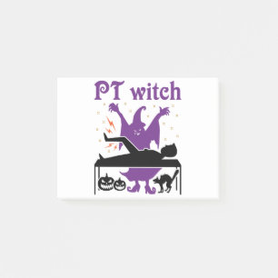 Bloco De Notas Terapia Física Feiticeira de Halloween PT
