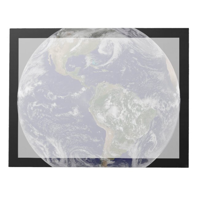 Bloco De Notas Terra cheio Mostrando Sistemas De Baixa Pressão. (Frente)