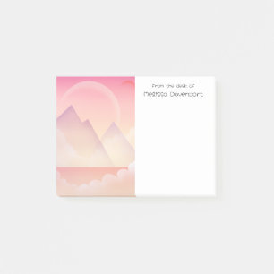 Bloco De Notas Terra da Montanha Dreamy Pastel