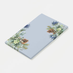 Bloco De Notas Terra Maravilhosa do Casamento Eucalyptus Blue de