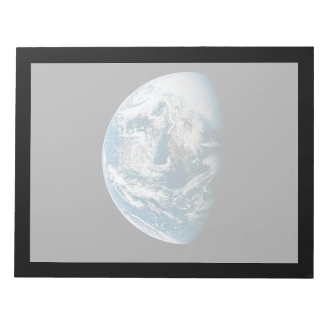 Bloco De Notas Terra Tirada Da Nave Espacial Apollo 13. (Frente)