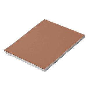 Bloco De Notas Terracotta - Cor Sólida Laranja Queimada