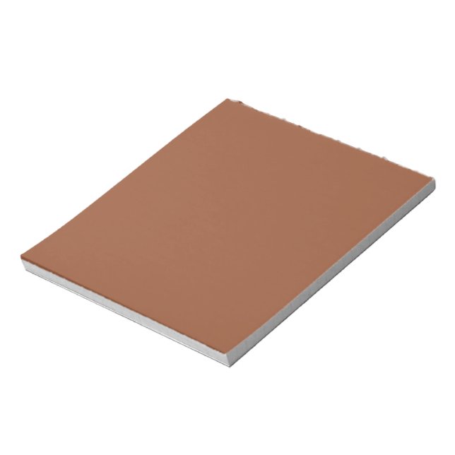 Bloco De Notas Terracotta - Cor Sólida Laranja Queimada (Invertido)