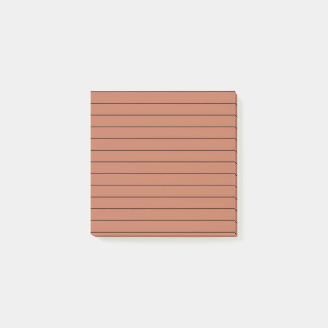 Bloco De Notas Terracotta Na moda Stationery (Frente)