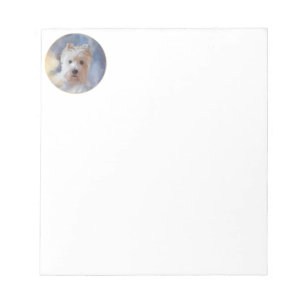 Bloco De Notas Terrier Branco do West Highland
