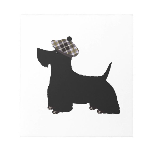 Bloco De Notas Terrier Escocês (Frente)