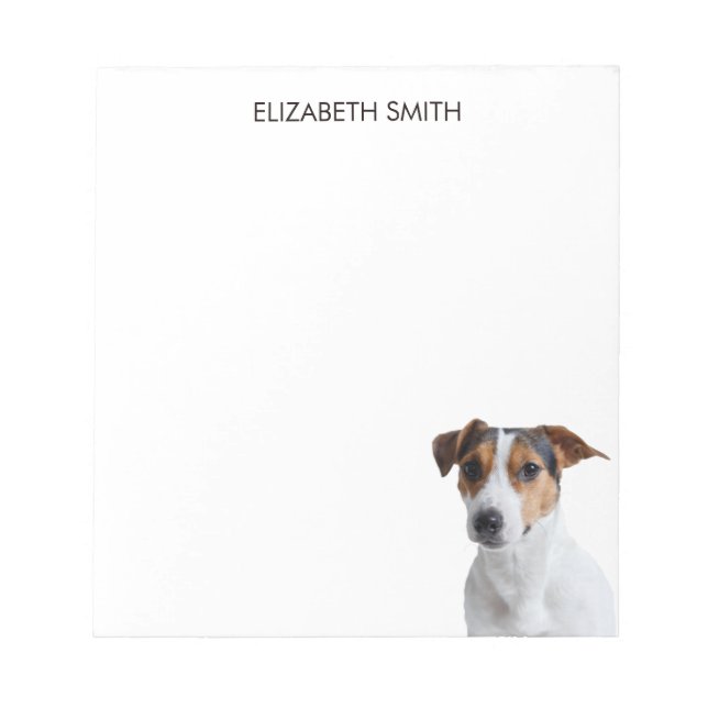 Bloco De Notas Terrier Jack Russell (Frente)