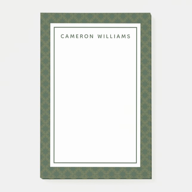 Bloco De Notas Teste padrão celta do design (Frente)