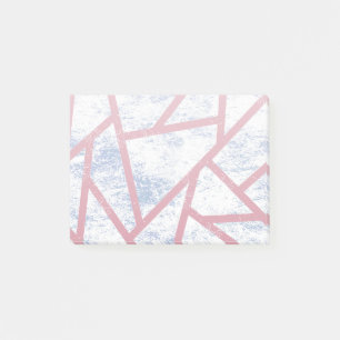 Bloco De Notas Teste padrão de mosaico cor-de-rosa e azul