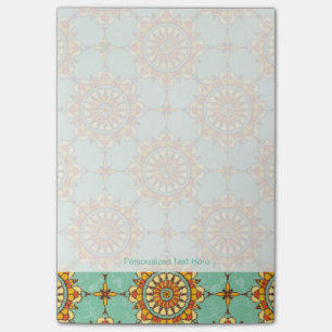 Bloco De Notas Teste padrão decorativo