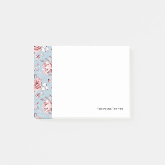 Bloco De Notas Teste padrão do papel de parede da elegância dos (Frente)
