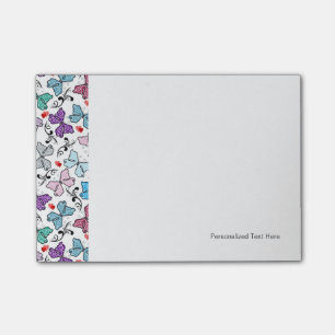 Bloco De Notas Teste padrão floral dos namorados