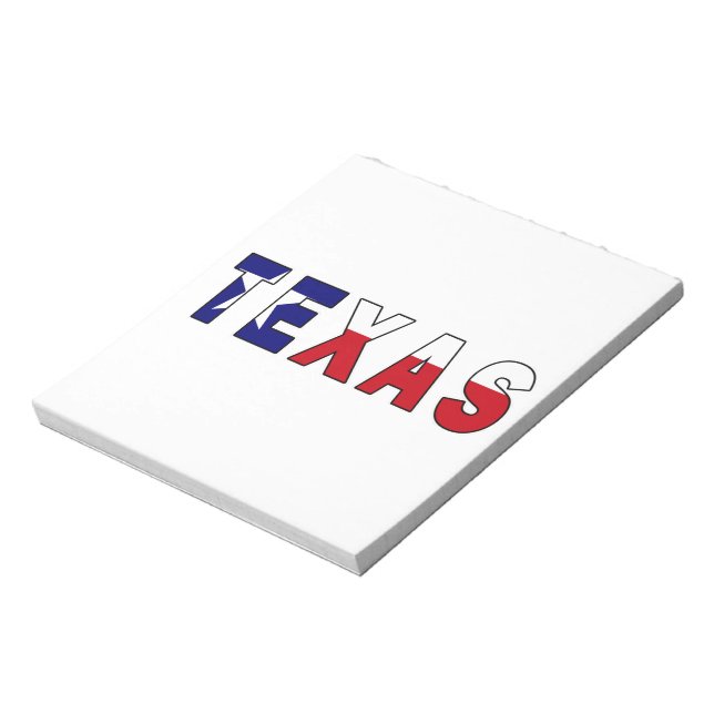 Bloco De Notas Texas Flag (Invertido)