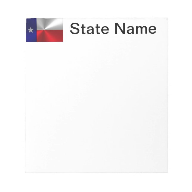 Bloco De Notas Texas Flag Bruted Metal (Frente)