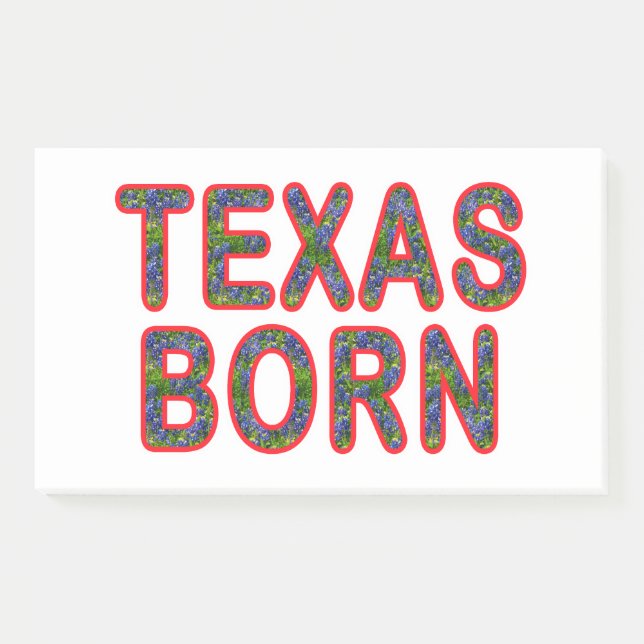 Bloco De Notas Texas Nascer Bluebonnet (Frente)