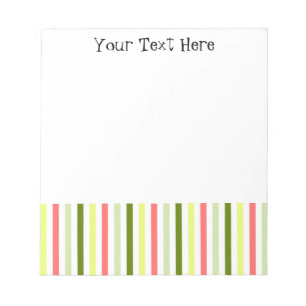 Bloco De Notas Texto fino da faixa de melancia