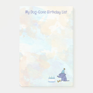 Bloco De Notas Texto Personalizado Da Lista De Aniversário Do Meu