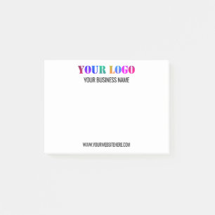 Bloco De Notas Texto personalizado do logotipo da empresa Modelo 