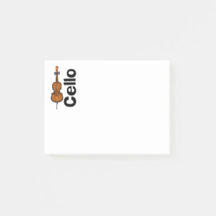 Bloco De Notas Texto Vertical Cello