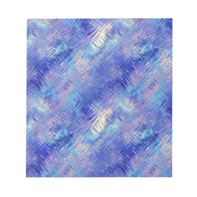 Bloco De Notas Textura Azul Escrivada (Frente)