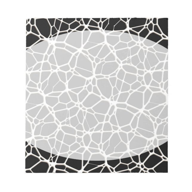 Bloco De Notas Textura branca na Web + seu solteiro. & ideias (Frente)