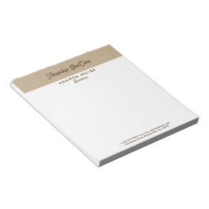 Bloco De Notas Textura Clássica de Linha de Cor Natural