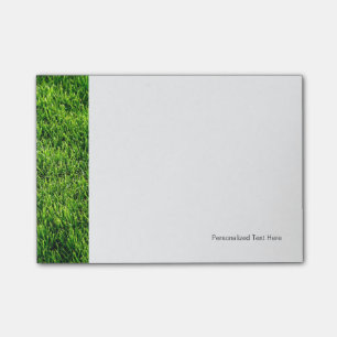 Bloco De Notas Textura da grama verde de um campo de futebol