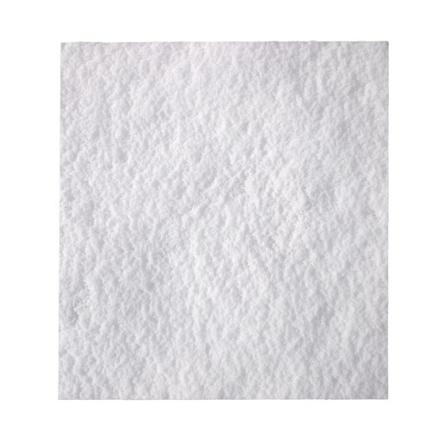 Bloco De Notas Textura de neve compactada (Frente)
