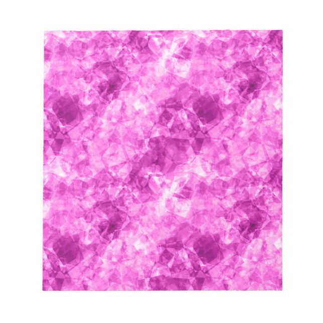Bloco De Notas Textura impermeável rosa (Frente)