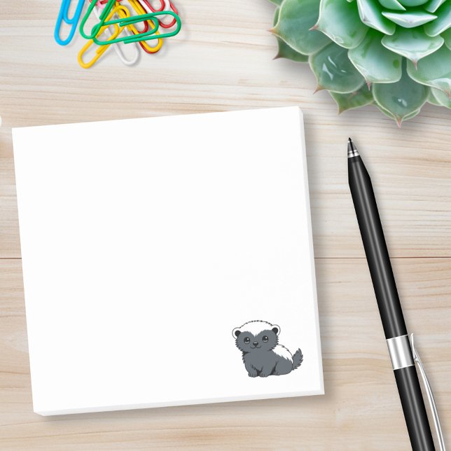 Bloco De Notas Texugo Cute Cartoon (Criador carregado)