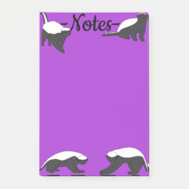 Bloco De Notas Texugos-mel